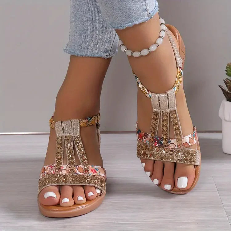 Women's Crystal Heel – Elegant Design, Comfortable Fit, Versatile for Casual & Formal Occasions
