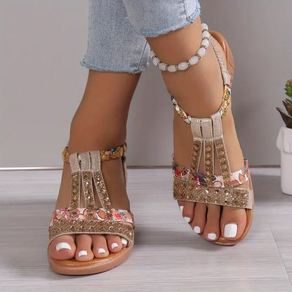 Women's Crystal Heel – Elegant Design, Comfortable Fit, Versatile for Casual & Formal Occasions