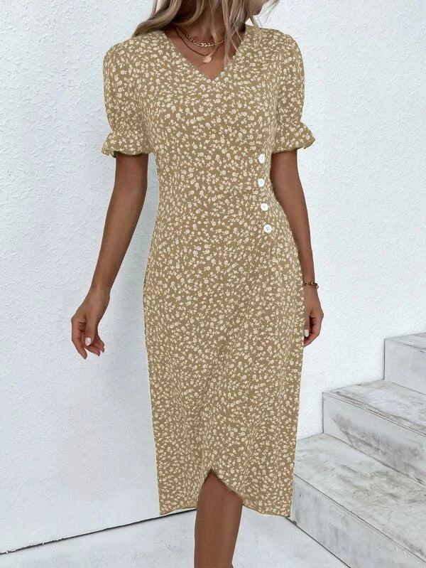 Variant image for Women's Lightweight Summer Dress – Flattering Relaxed Fit, Knee-Length, Breathable Polyester-11