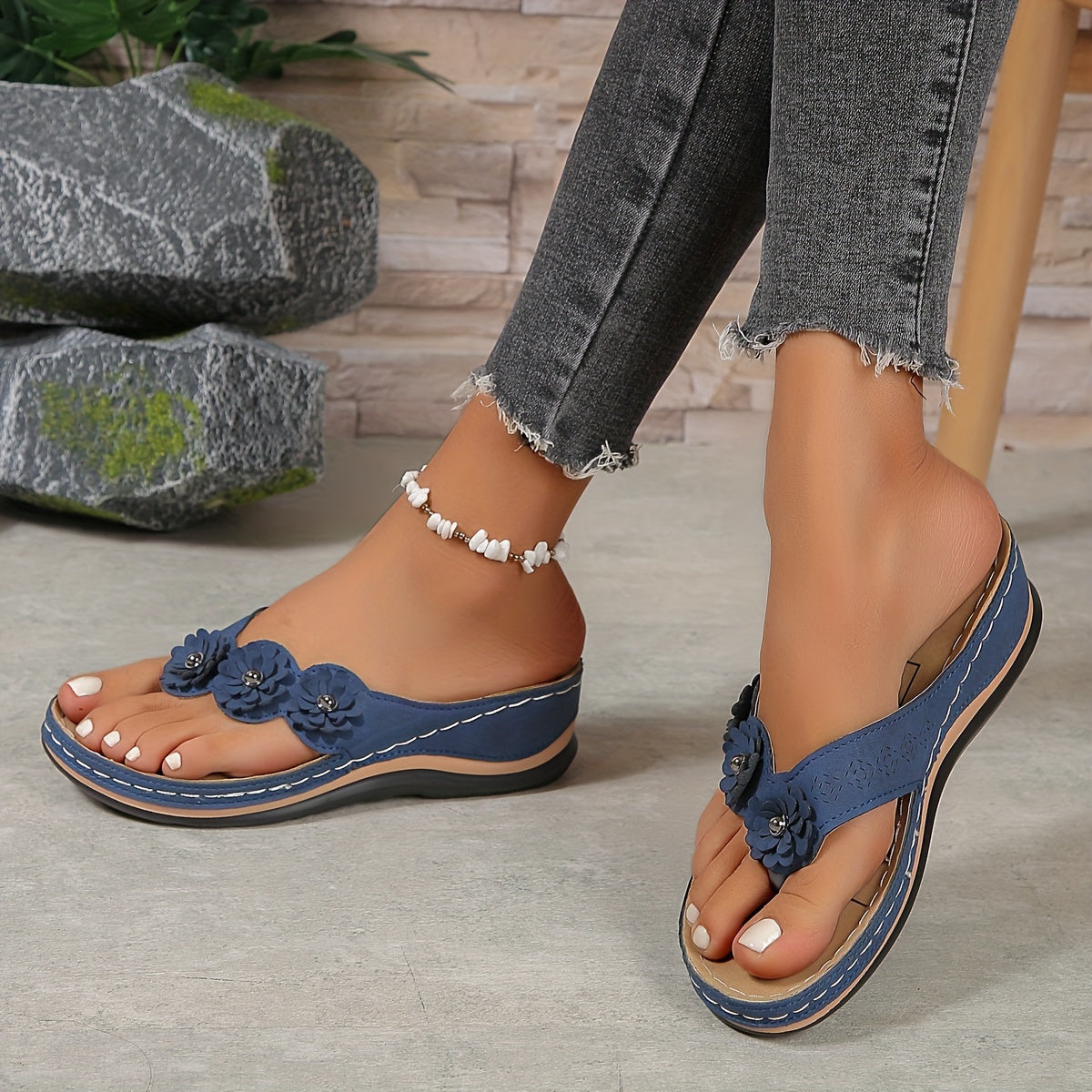 Women's Floral Orthopedic Sandals – Comfortable Fit, Lightweight, Summer Ready