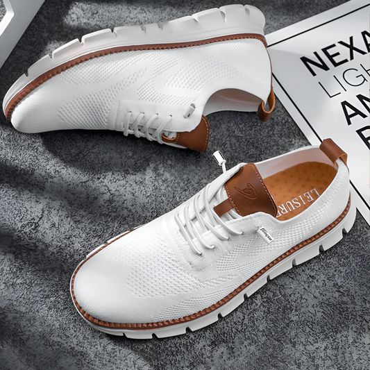 Oliver | Men’s Ultra-Comfort Knit Sneakers Breathable Casual Lace-Up Shoes