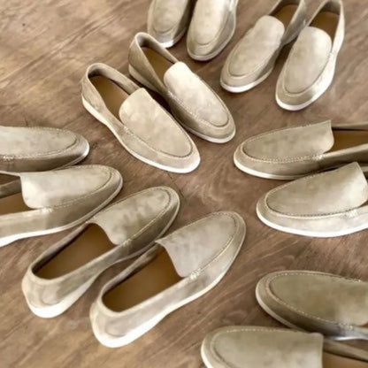 Oscar | Men’s Suede Loafers Elegant Slip-On Leather Shoes with Memory Foam