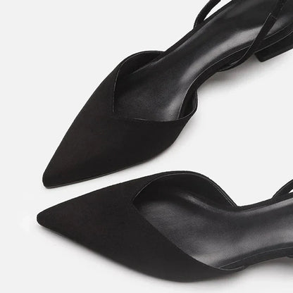 Women's Pointed Toe heels – Comfortable Low Heel, Lightweight Design, Versatile Style