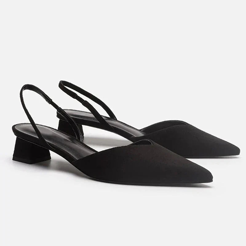 Variant image for Women's Pointed Toe Sandals – Comfortable Low Heel, Lightweight Design, Versatile Style-7