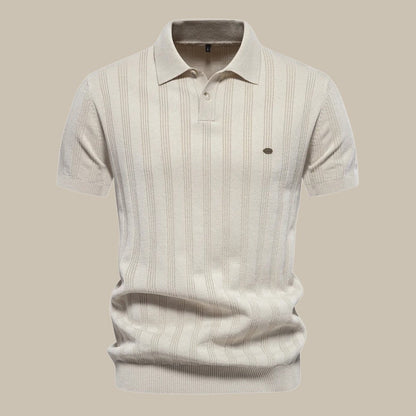 Archie | Men's Merino Wool Polo Shirt Breathable Short Sleeve Casual Top