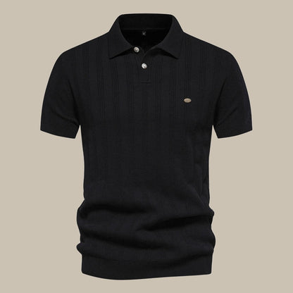 Archie | Men's Merino Wool Polo Shirt Breathable Short Sleeve Casual Top